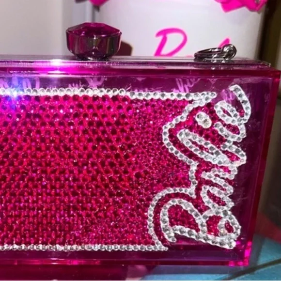 Barbie Rhinestone Box Crossbody Bag - Picture 3 of 5